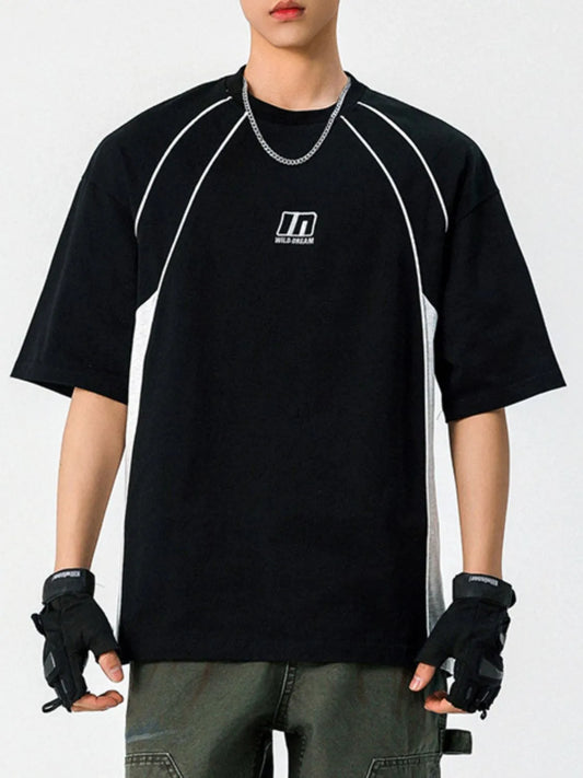 Men's Round Neck Half Sleeve T-Shirt Trendsi