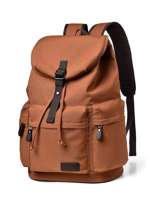 Multi Pockets Adjustable Strap Canvas Backpack Bag Trendsi
