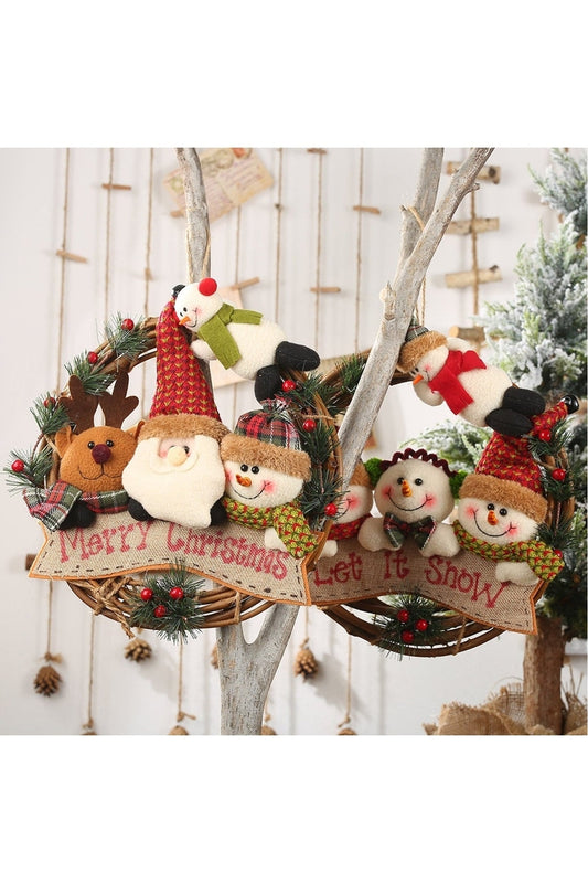 Christmas Doll Wreath Ornament NicholesGifts