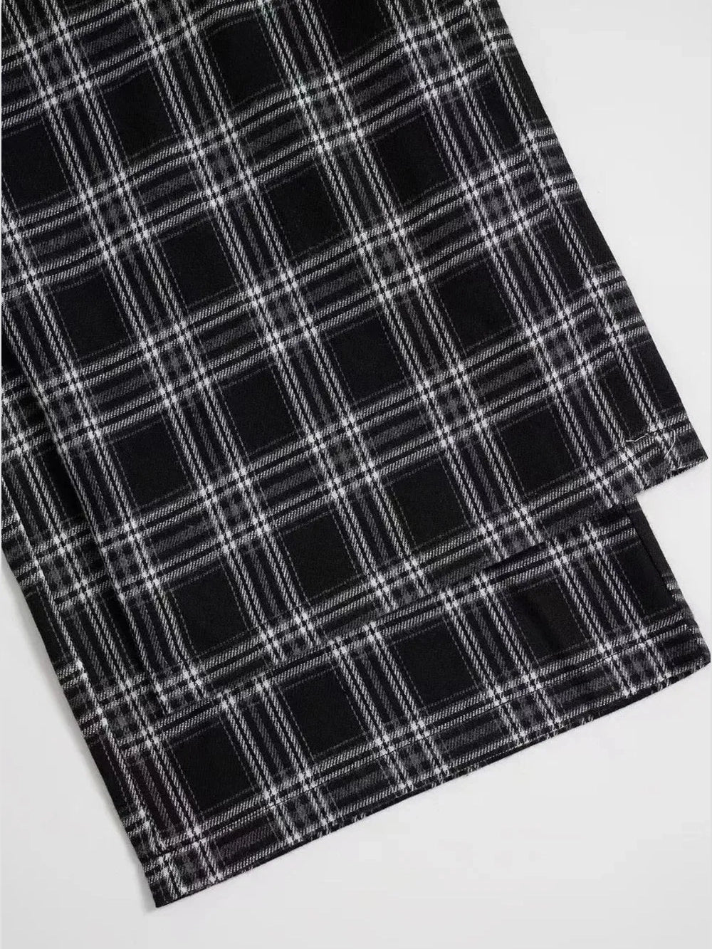 Plaid Wide Leg Pants Trendsi