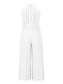 Cutout Tied Pleated Sleeveless Jumpsuit nicholesgifts