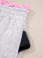 Contrasted Trim Frilled Collar Drop Shoulder Top and Drawstring Pant Set nicholesgifts