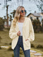 Zip Up Drawstring Long Sleeve Hooded Jacket nicholesgifts