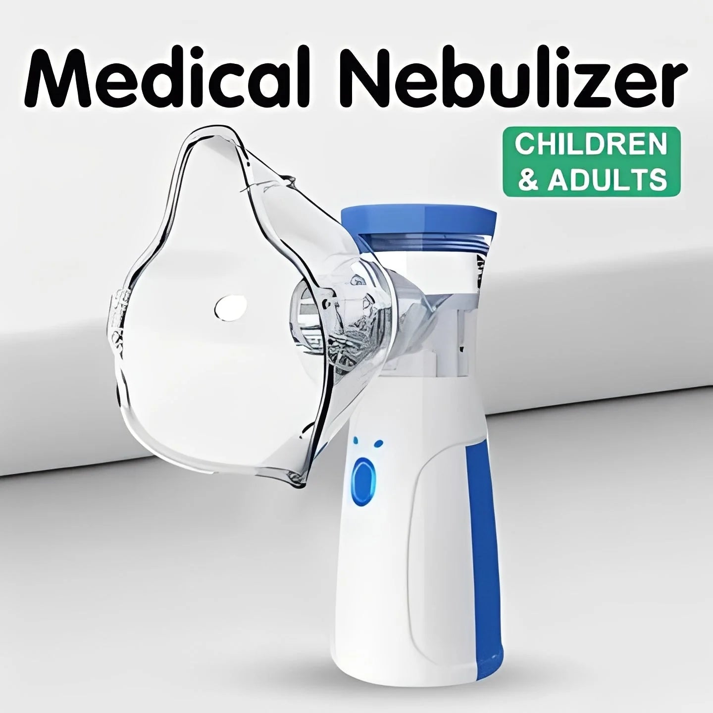 Compact USB Nebulizer for Home & Travel – Includes Dual Masks for Ultimate Convenience