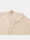Men's Stand Collar Short Sleeve Henley Shirt nicholesgifts