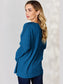 Basic Bae Full Size Ribbed Half Button Long Sleeve T-Shirt nicholesgifts