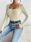 Honey Ribbed Long Sleeve T-Shirt nicholesgifts