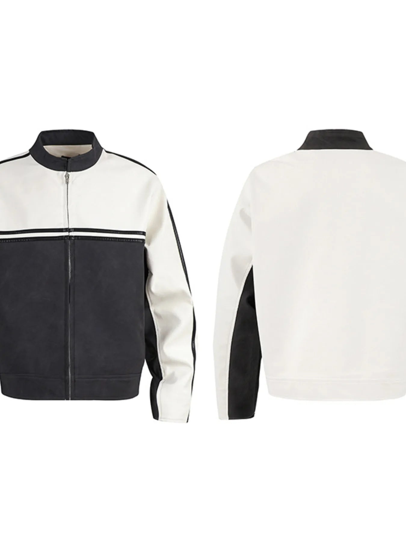 Men's Two-Tone Zip Up Jacket NicholesGifts