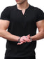 Men's Button Detail Short Sleeve Top nicholesgifts