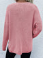 Notched Long Sleeve Sweater nicholesgifts
