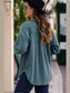 Button Up Collared Neck Long Sleeve Jacket nicholesgifts
