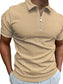 Men's Full Size Collared Neck Short Sleeve Polo Plus Size nicholesgifts