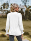 Notched Neck Flounce Sleeve Blouse nicholesgifts