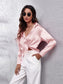 Collared Neck Buttoned Long Sleeve Shirt nicholesgifts