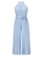 Cutout Tied Pleated Sleeveless Jumpsuit nicholesgifts