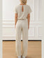 Ribbed Knit Wide Leg Jumpsuit nicholesgifts
