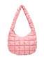 Quilted Ruched Shoulder Bag nicholesgifts