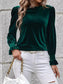 Women Lovelet Round Neck Flounce Sleeve Top nicholesgifts
