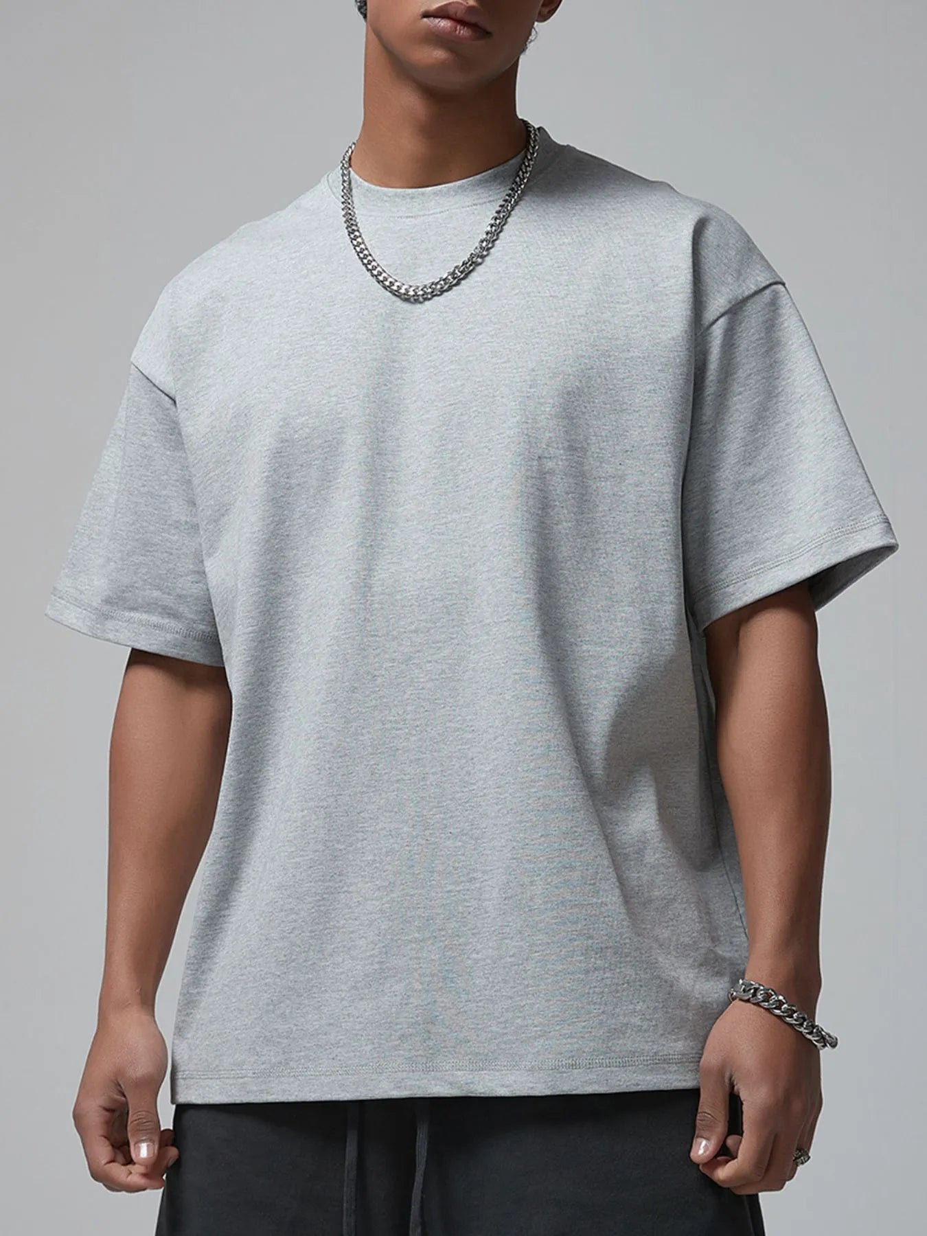 Men's Round Neck Drop Shoulder T-Shirt NicholesGifts