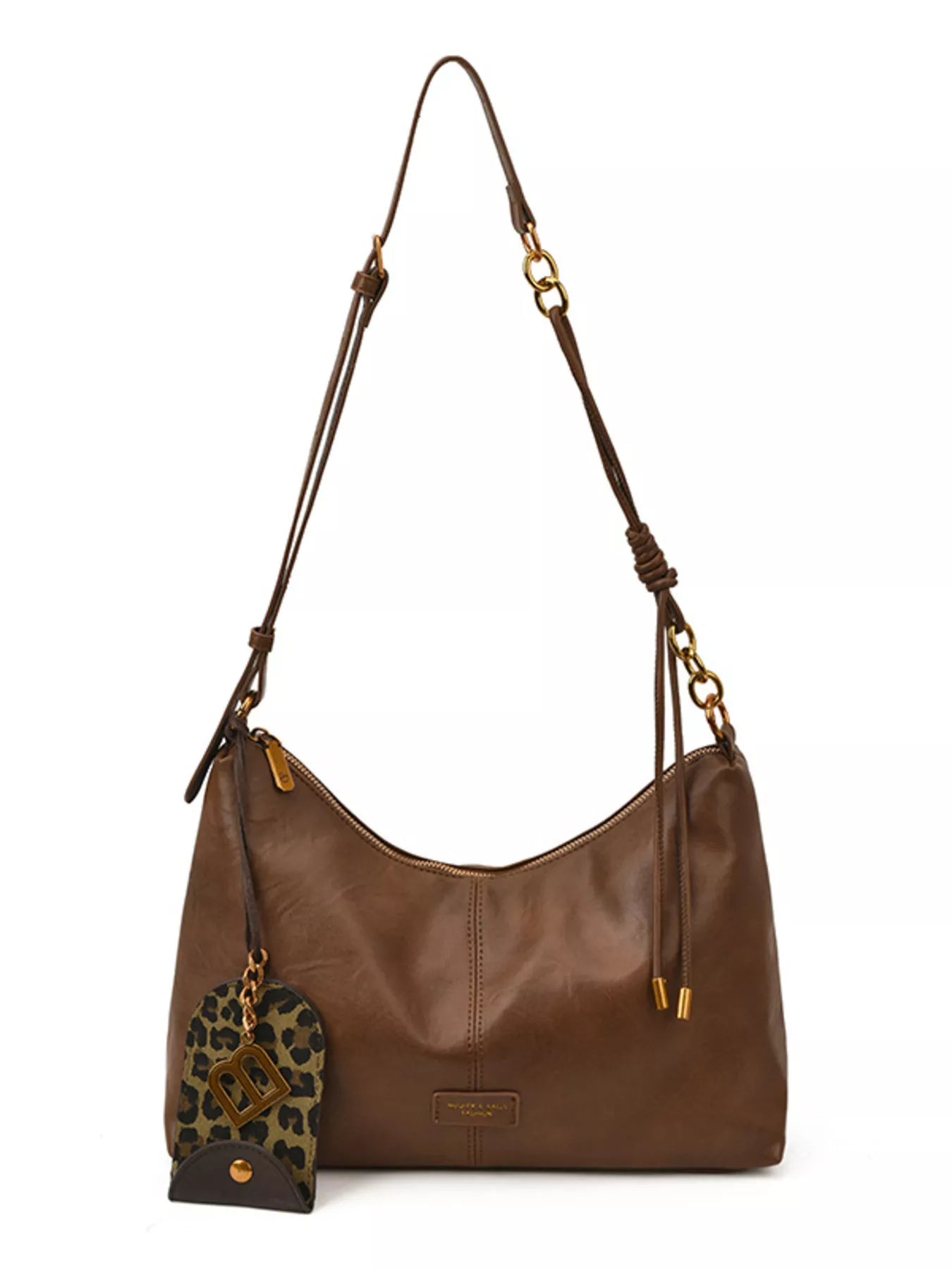 Leather Adjustable Strap Shoulder Bag nicholesgifts