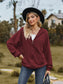 Zip Up Drawstring Long Sleeve Hooded Jacket nicholesgifts