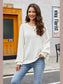 Women Round Neck Long Sleeve Sweater nicholesgifts