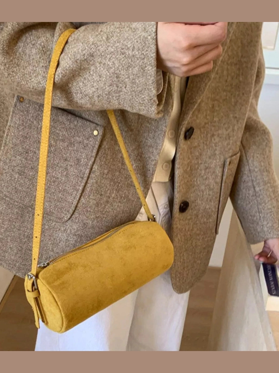 Retro Cylinder Shoulder Bag nicholesgifts