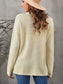 Women Button Detail Long Sleeve Knit Top nicholesgifts