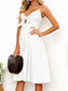 Cutout Smocked Sweetheart Neck Cami Dress nicholesgifts