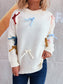 Colorful Bow Round Neck Sweater nicholesgifts
