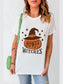 HOWDY WITCHES Round Neck Short Sleeve T-Shirt nicholesgifts