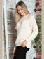 Round Neck Rib-Knit Sweater Trendsi