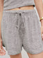 Quarter Button Sleeveless Top and Drawstring Shorts Lounge Set nicholesgifts