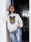 Women's So Franken Cute Halloween Crewneck Sweatshirt nicholesgifts