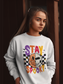 Women's Stay Spooky Halloween Crewneck Sweatshirt nicholesgifts