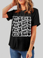 MAMA Round Neck Short Sleeve T-Shirt nicholesgifts