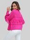Angel Wings Fringe Trim Open Front Cardigan nicholesgifts