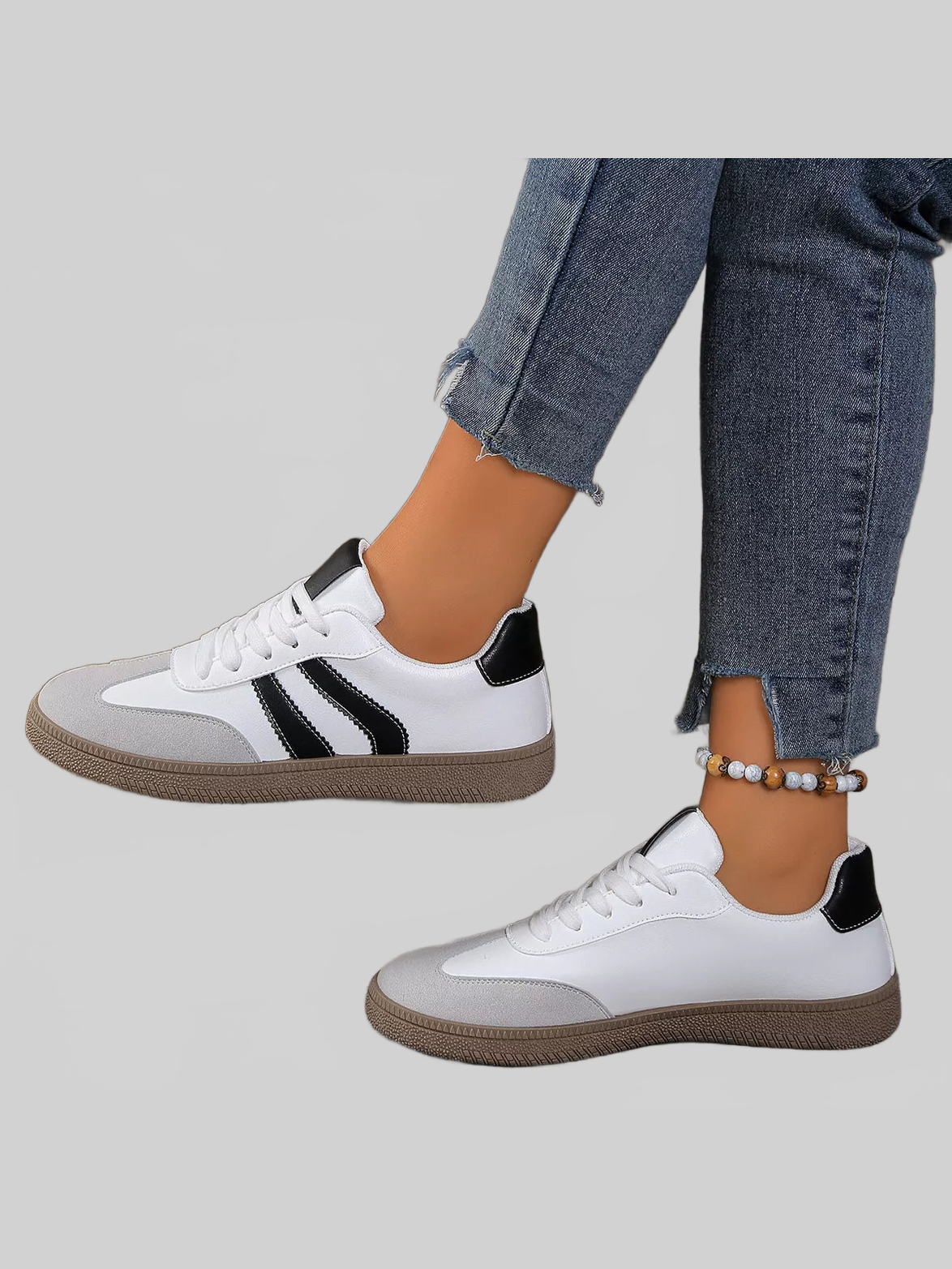 Women Lace Up Casual Sneakers nicholesgifts