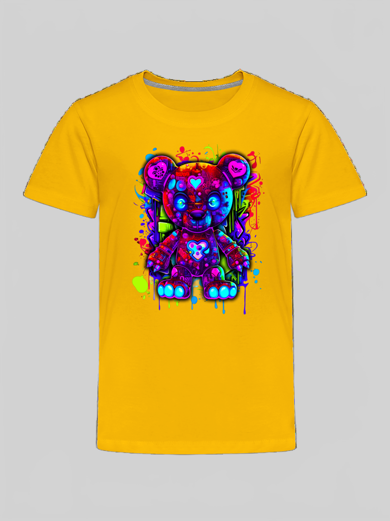 Toddler Boys Color Splash Short Sleeve Crewneck T-Shirt nicholesgifts