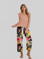 Round Neck Top and Printed Pants Lounge Set nicholesgifts