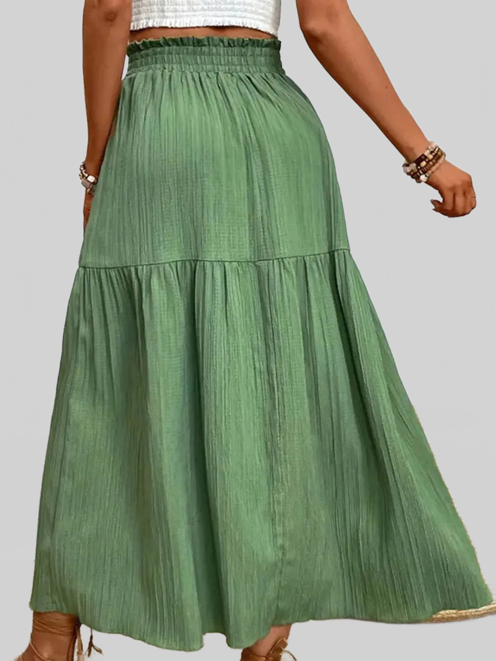 Frill Slit Skirt nicholesgifts