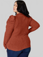 Basic Full Size Ribbed Mock Neck Puff Sleeve T-Shirt nicholesgifts