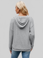 NicholesGifts Women Ribbed Drawstring Long Sleeve Hoodie nicholesgifts