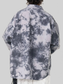 Men's Plus Size Tie-Dye Oversized Button-Up Shirt nicholesgifts
