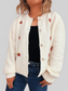 Strawberry Button Up Long Sleeve Cardigan nicholesgifts