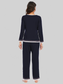 Women V-Neck Top and Pants Lounge Set nicholesgifts