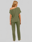 Boat Neck Top and Pants Lounge Set nicholesgifts