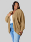 Women Basic Bae Full Size Ribbed Cocoon Cardigan nicholesgifts