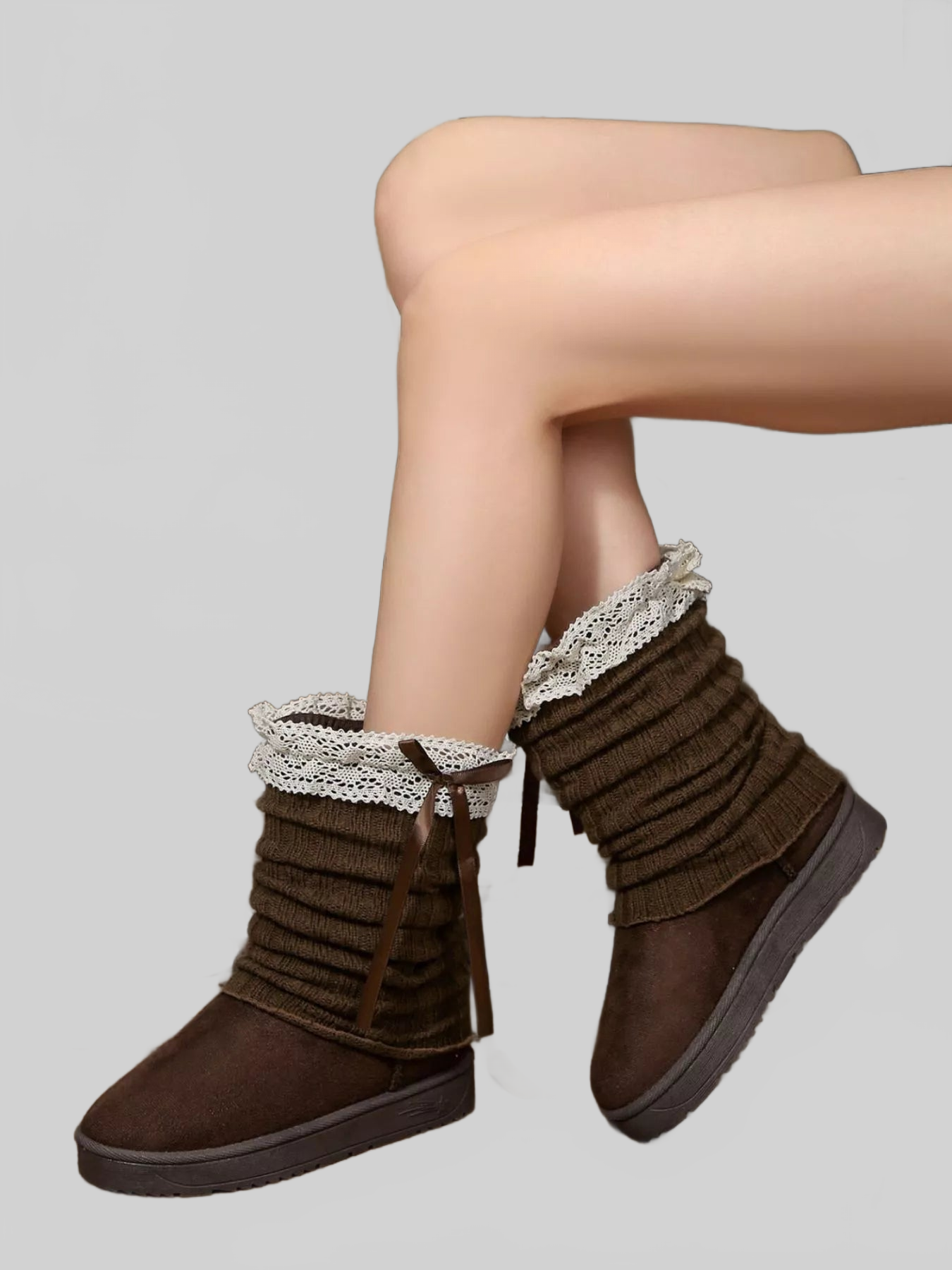 Round Toe Platform Boots NicholesGifts