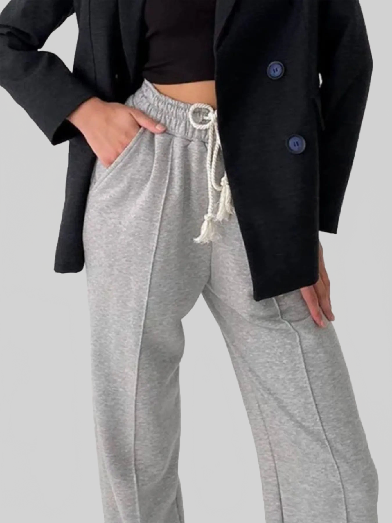 Women Casual Drawstring Jogger Pants nicholesgifts